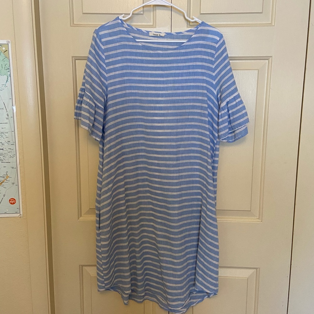 Piper and scoot striped dress